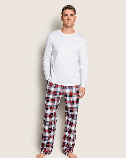 Men's Brushed Twill Pajama Pant in Balmoral Tartan