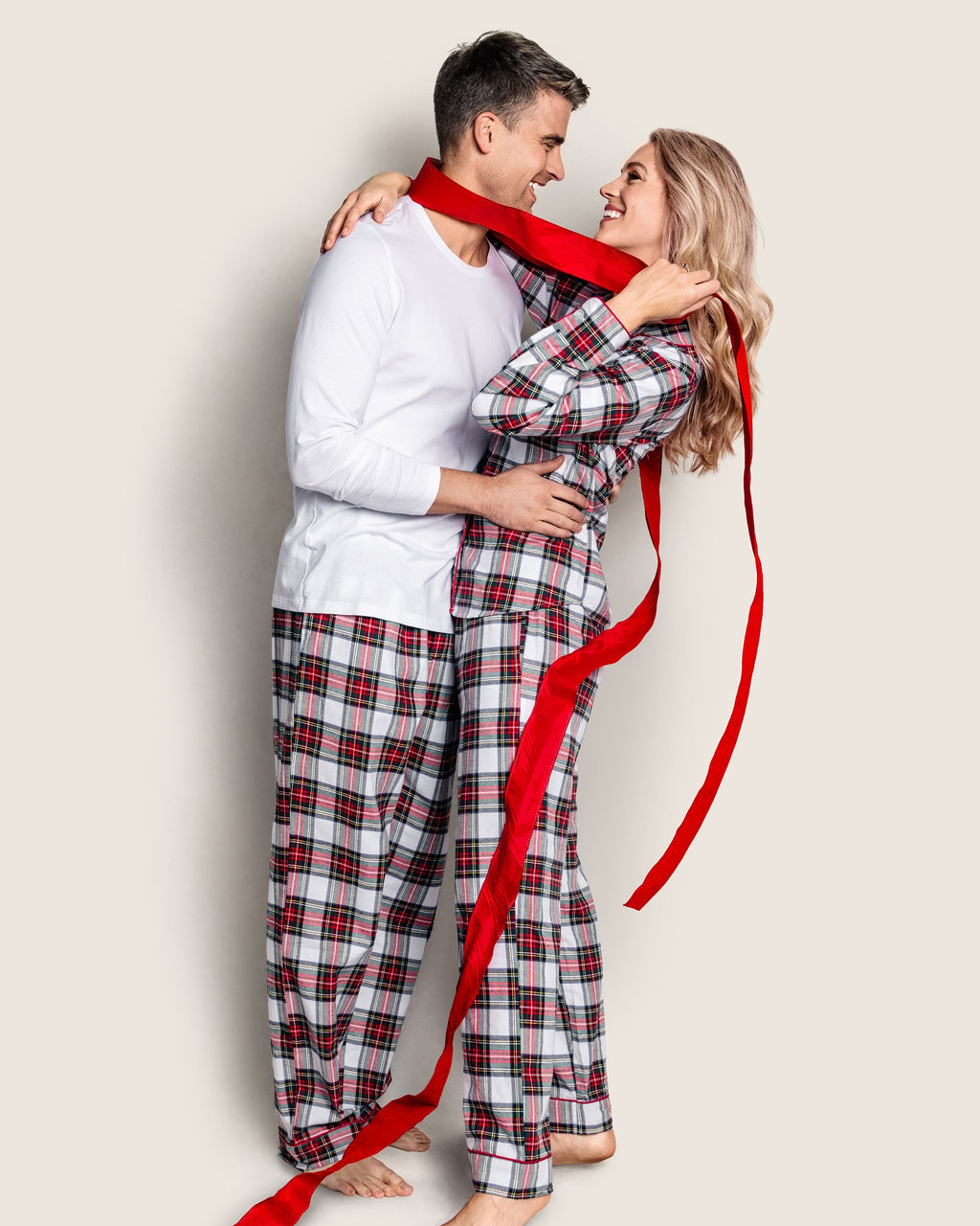 Men's Brushed Twill Pajama Pant in Balmoral Tartan