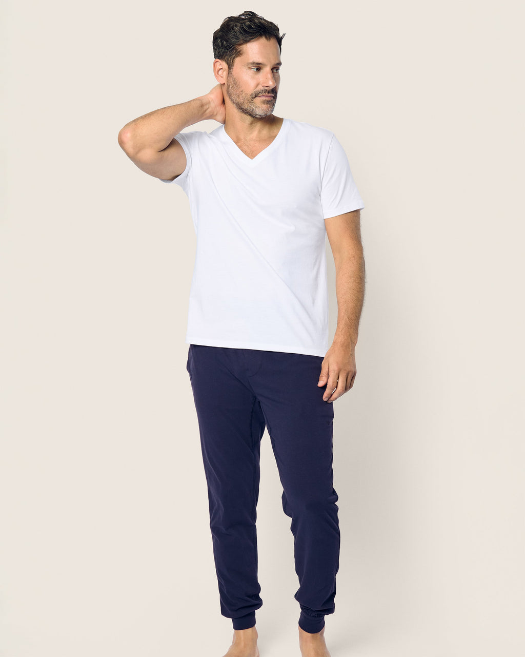 Men's Pima Pants in Navy
