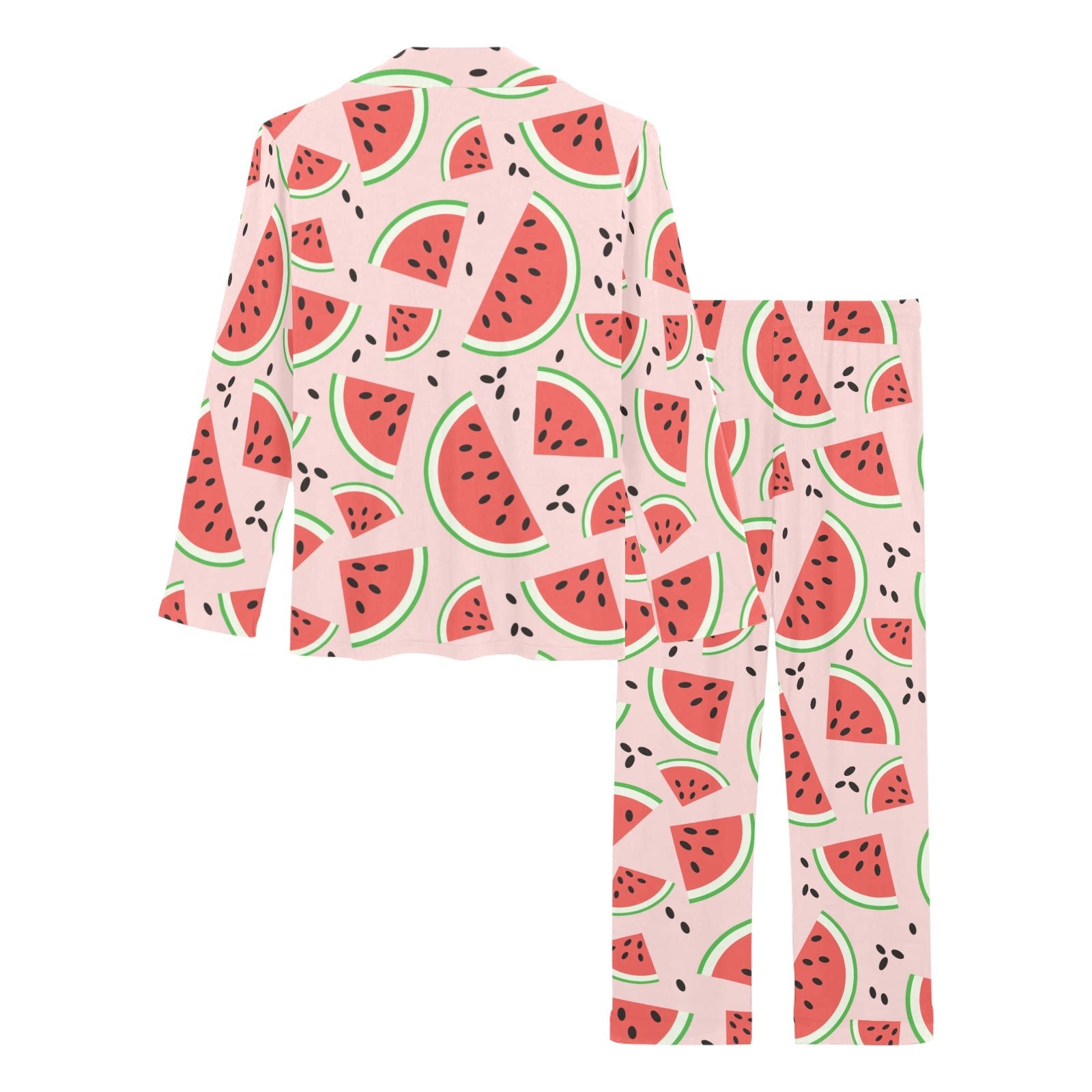 Watermelon pattern Women's Long Pajama Set